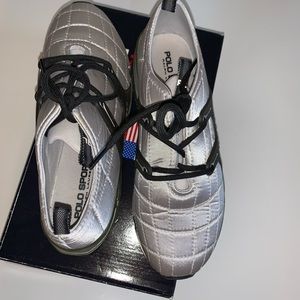 Ralph Lauren Sateen Quilted Tennis Shoe - Sz.8